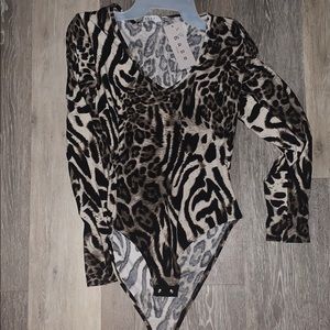 Animal print bodysuit!